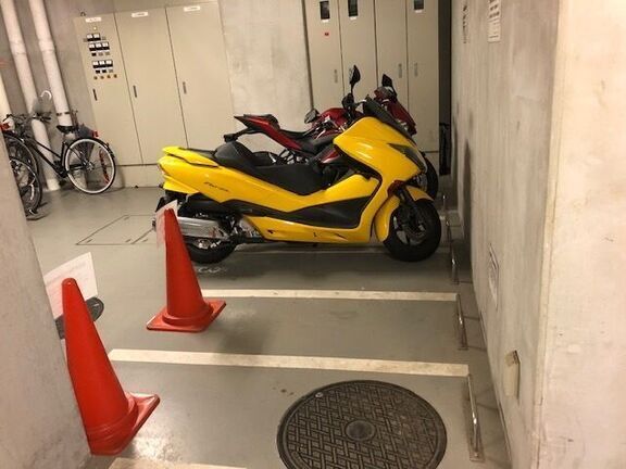 Motor bike parking