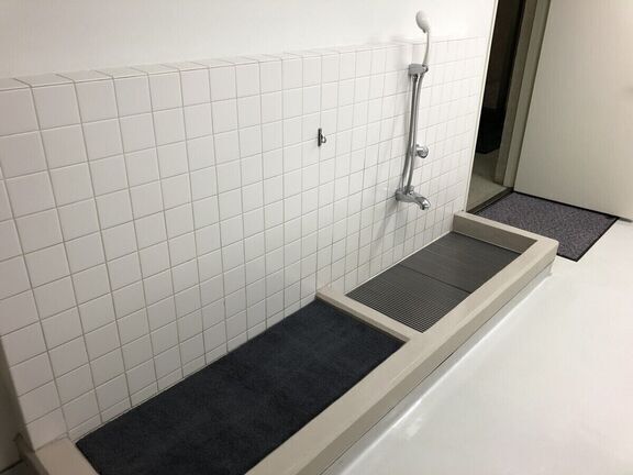 ペット足洗い場