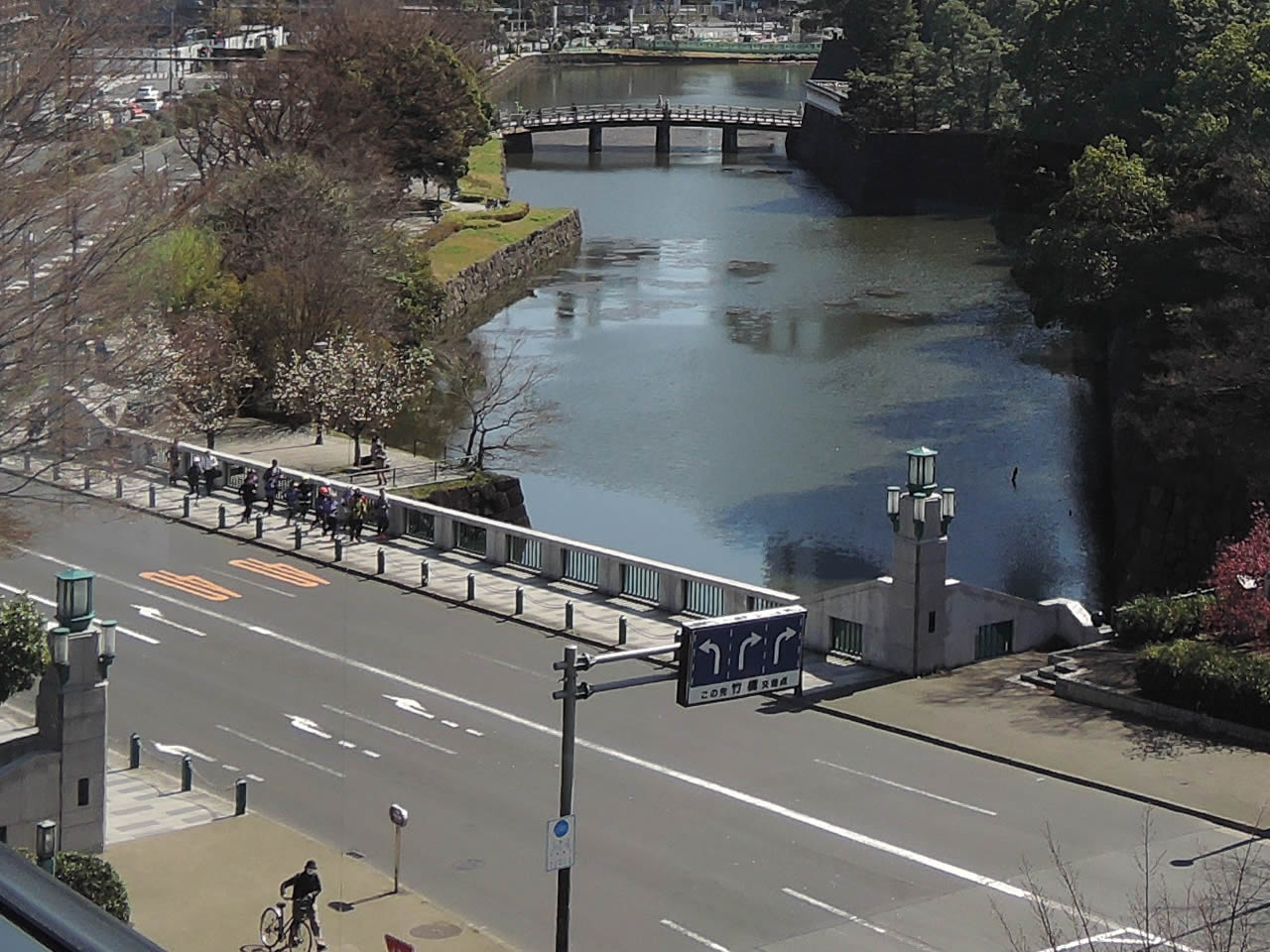 The road around the Imperial Palace