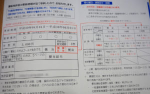 Renewal notification mail